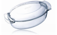 Essentials Glass oval Casserole High resistance