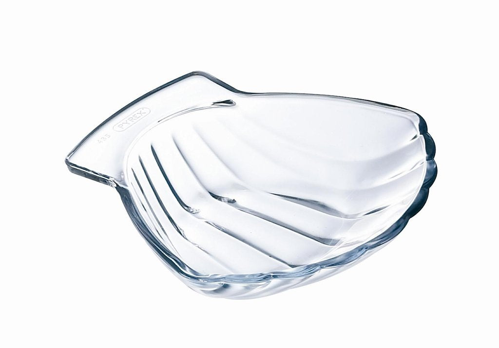 Classic glass Scallop Dish - 13 cm
