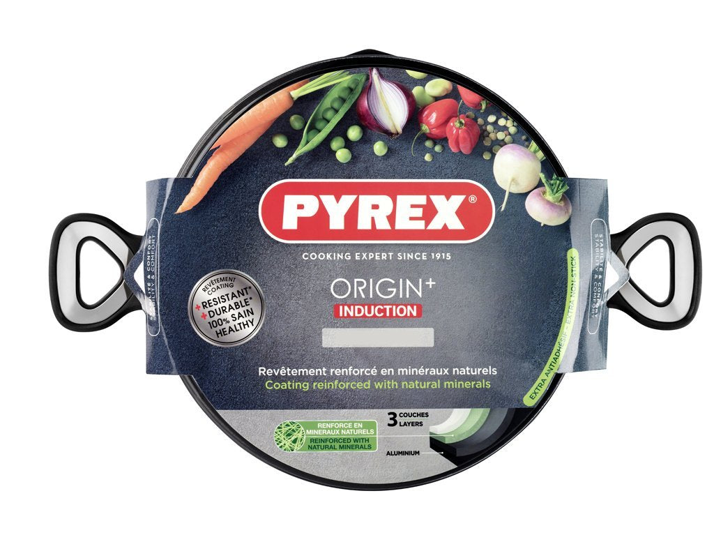 Origin + Non-Stick Aluminium Induction Frying pan - Pyrex® Webshop AR